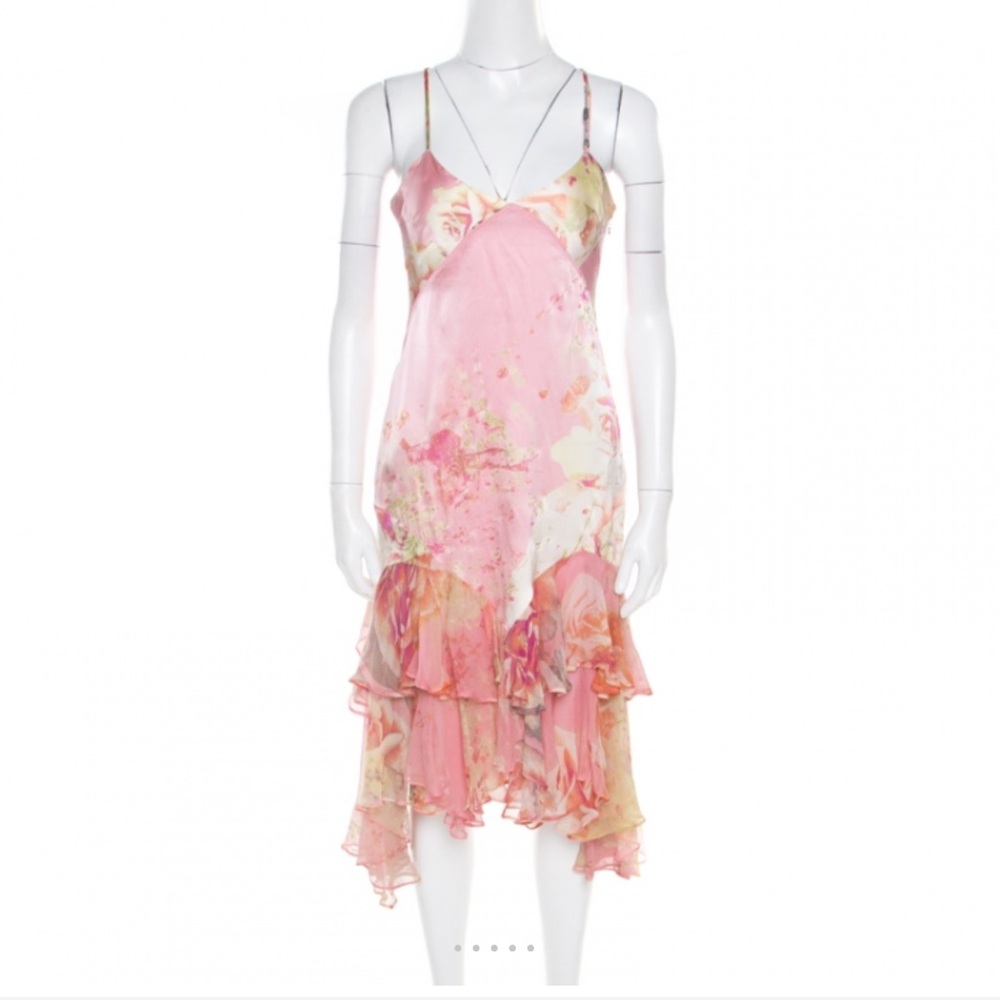 Vintage Roberto Cavalli Floral Dress - Picture 2 of 6